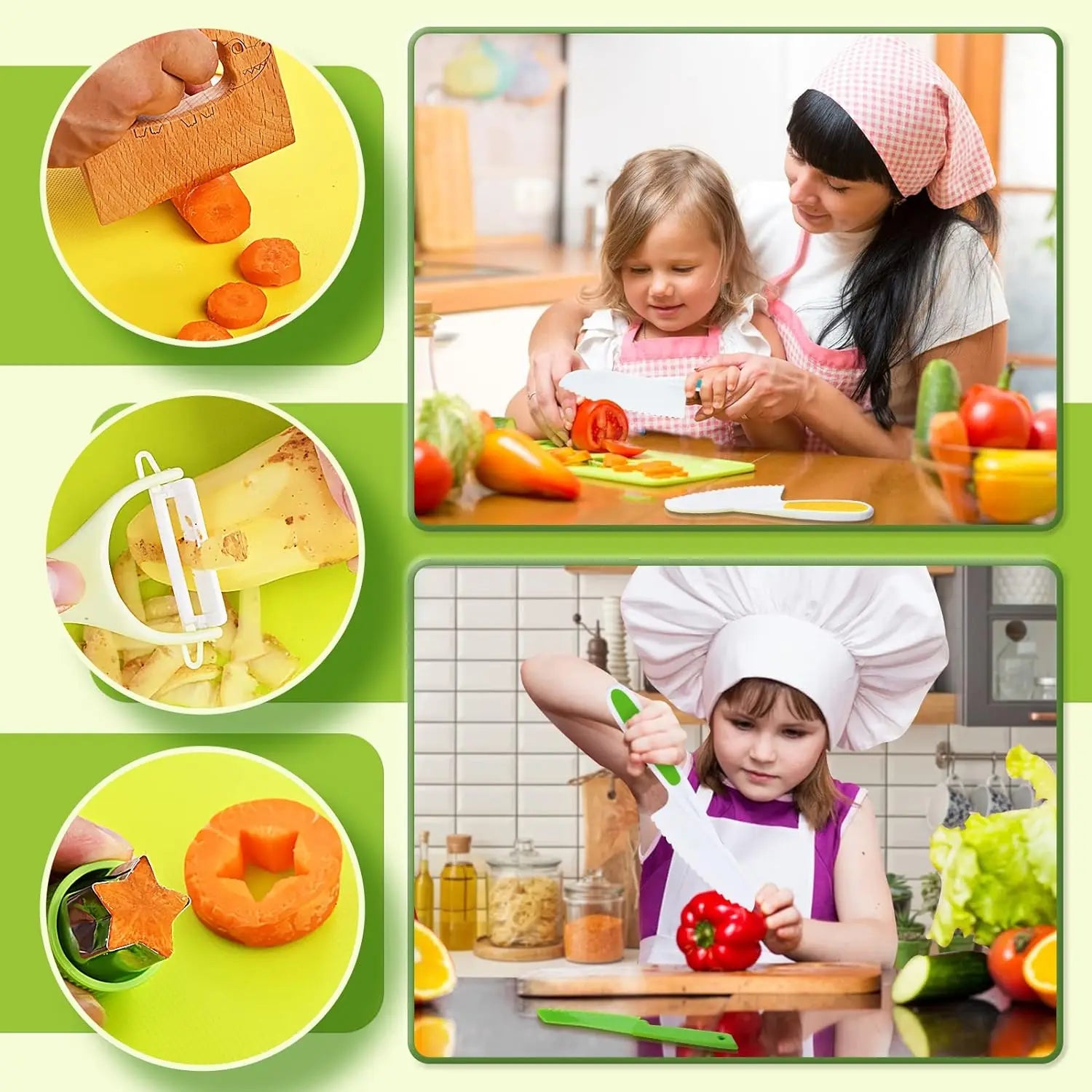 Uneed™️ Children Safe Kitchen Set