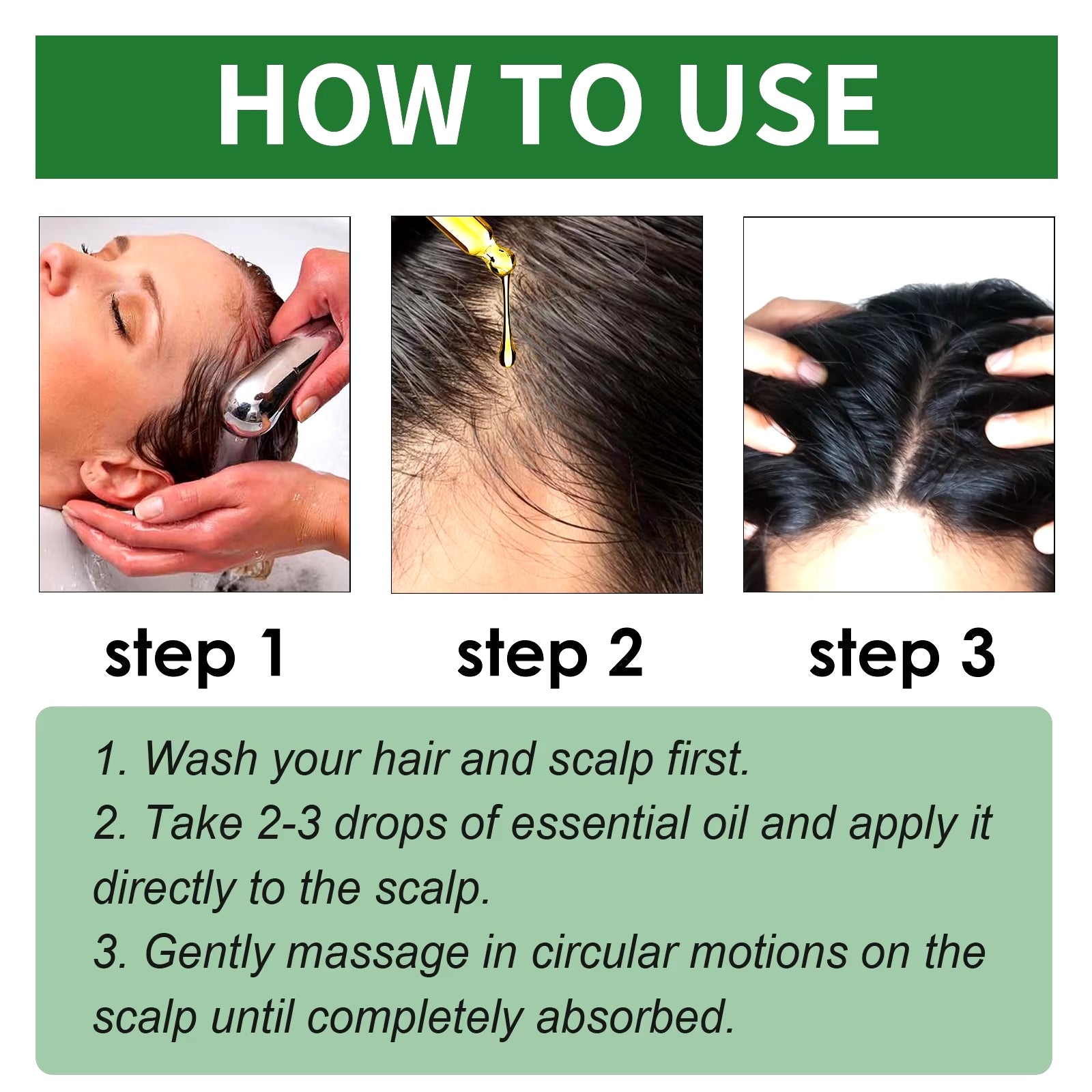 OUHOE™️ Scalp Treatment Essential Rosemary  Oil  